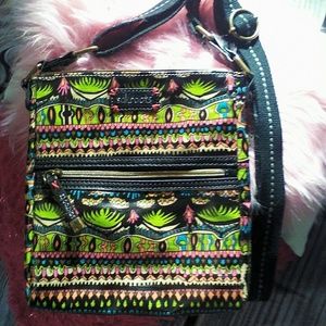 Sakroots totally groovy print crossbody purse
